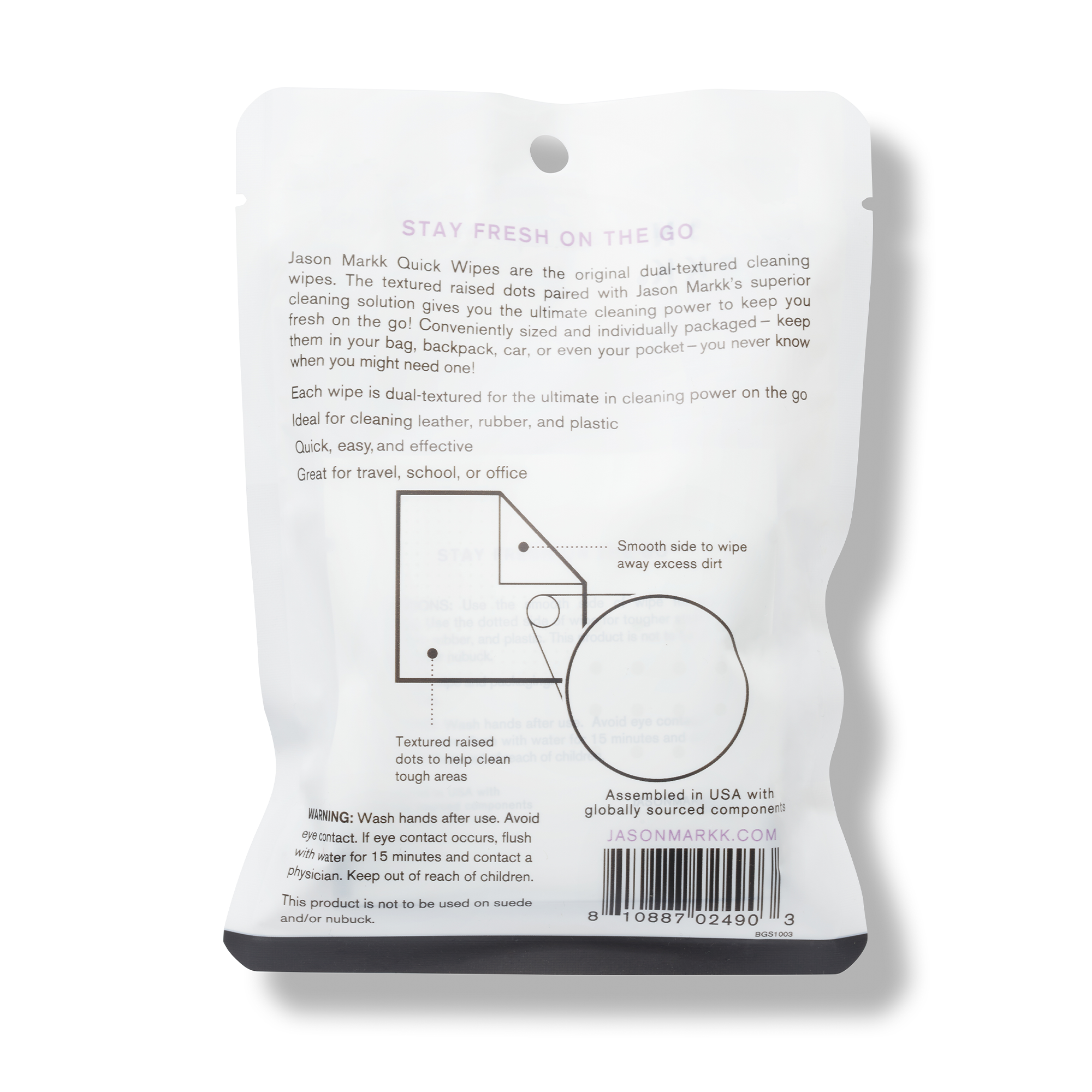 Jason Markk Quick Wipes 3 Pack