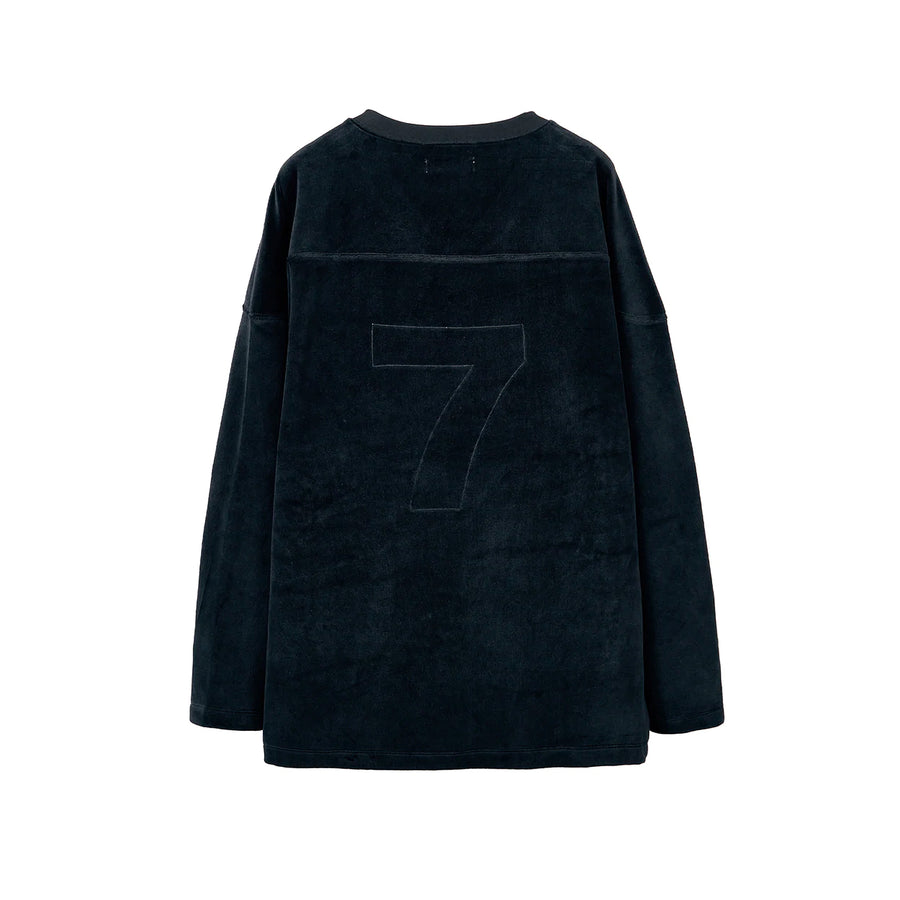 Magic Stick K7 Cozy Football L/S Tee Black