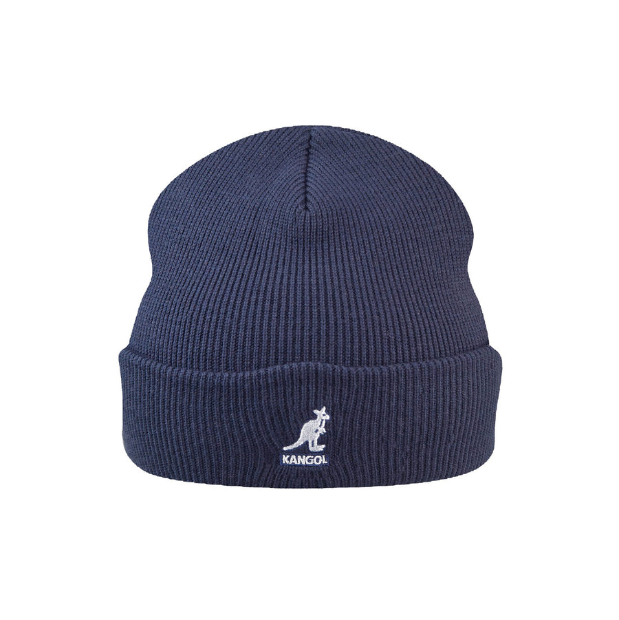 Kangol Acrylic Cuff Pull On Beanie Dark Blue