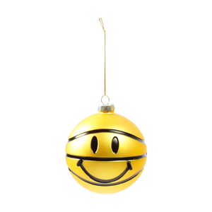 Market Smiley Basketball Ornament