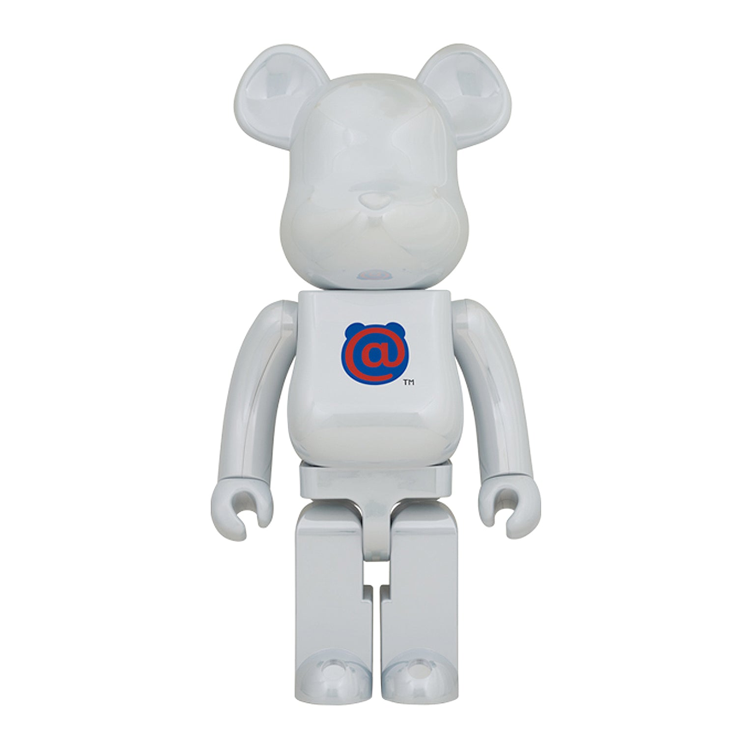 Medicom Toy Be@rbrick 1st Model White Chrome 1000%