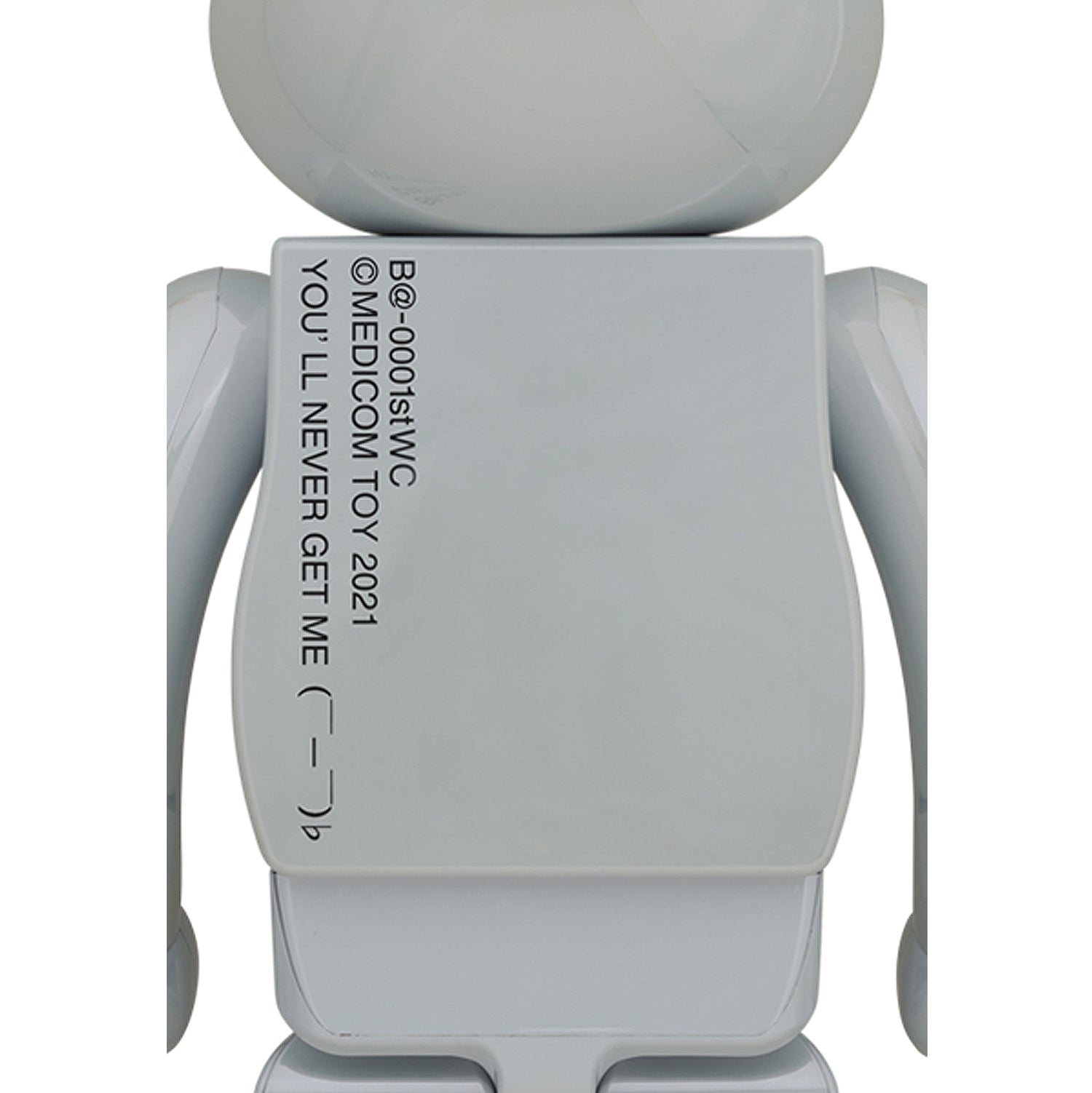 Medicom Toy Be@rbrick 1st Model White Chrome 1000%