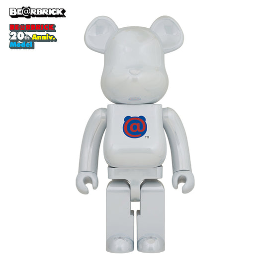 Medicom Toy Be@rbrick 1st Model White Chrome 1000%