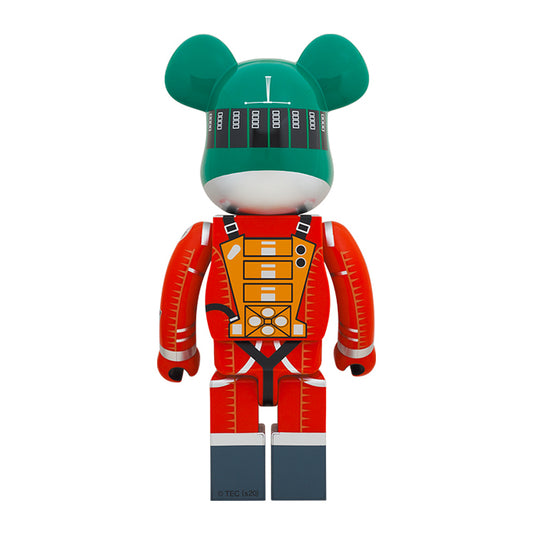 Medicom Toy Be@rbrick Space Suit Green Helmet/Orange Suit 1000%
