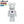 Medicom Toy Be@rbrick 1st Model White Chrome 400%
