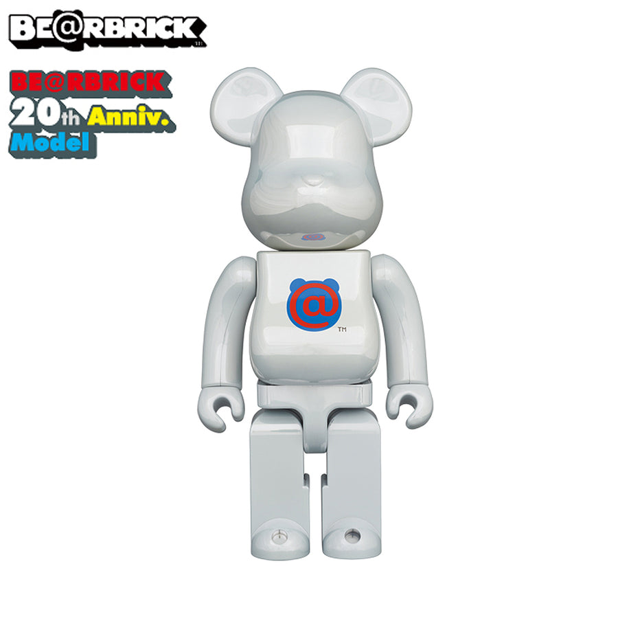 Medicom Toy Be@rbrick 1st Model White Chrome 400%