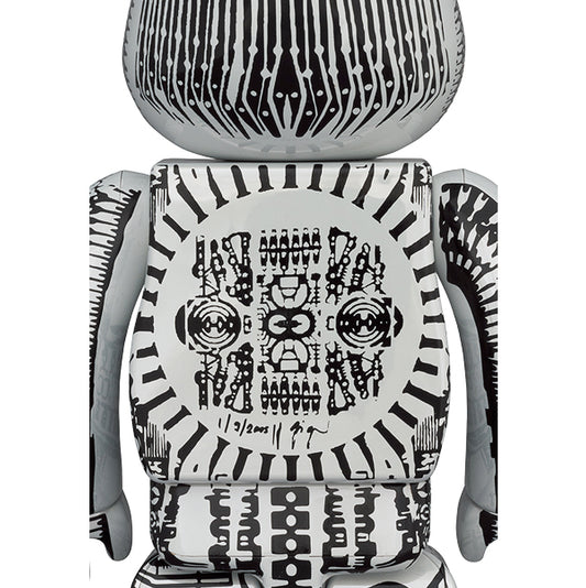 Medicom Toy BE@RBRICK H.R Giger White 400% + 100%