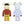 Medicom Toy BE@RBRICK 1000% Daft Punk Discovery Ver. Set