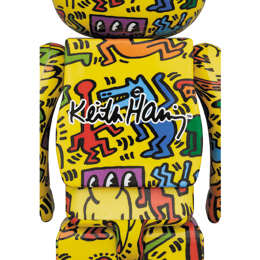 Medicom Toy BE@RBRICK Keith Haring V5 400% + 100%