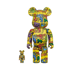 Medicom Toy BE@RBRICK Keith Haring V5 400% + 100%