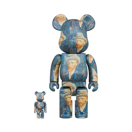 Medicom Toy BE@RBRICK Self Portrait by Vincent Van Gogh 400% + 100%