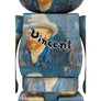 Medicom Toy BE@RBRICK Self Portrait by Vincent Van Gogh 400% + 100%