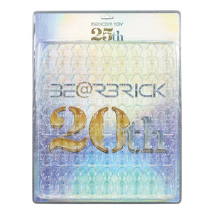Medicom Toy 20th Anniversary BE@RBRICK 100% Blister Display Board