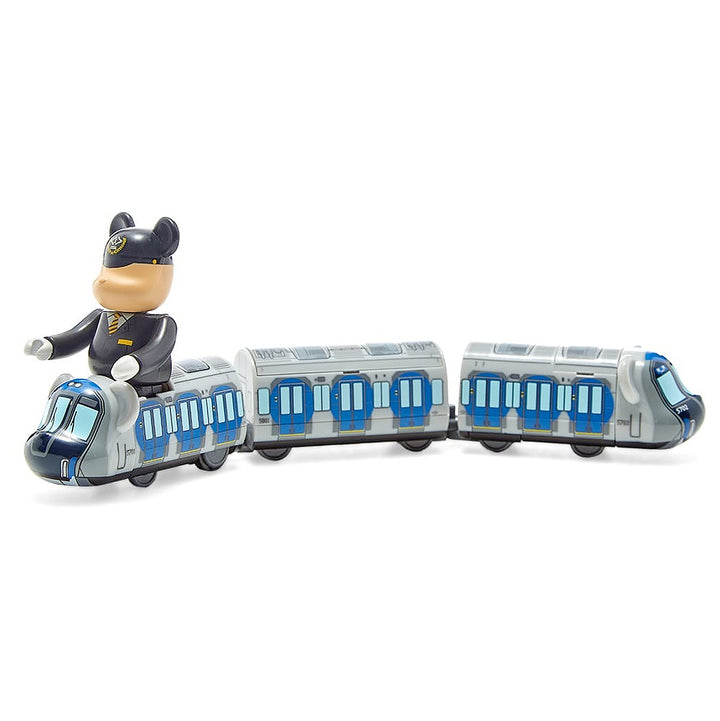 Medicom Toy BE@RBRICK TRAIN Set Hanshin Jet-Silver 5700