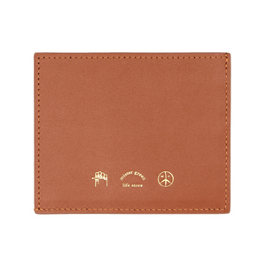 Mister Green Leather Classic Card Case Brown
