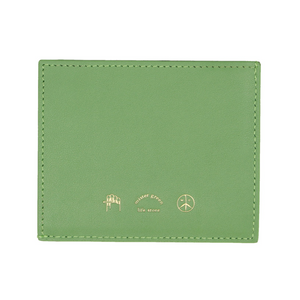 Mister Green Leather Classic Card Case Green