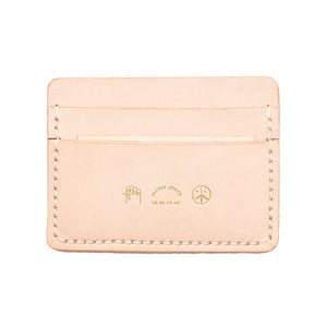 Mister Green Leather Card Case Natural