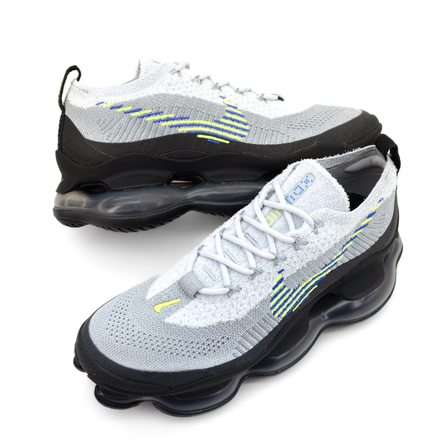 Nike Air Max Scorpion Flyknit "Wolf Grey / Volt" DJ4701-002