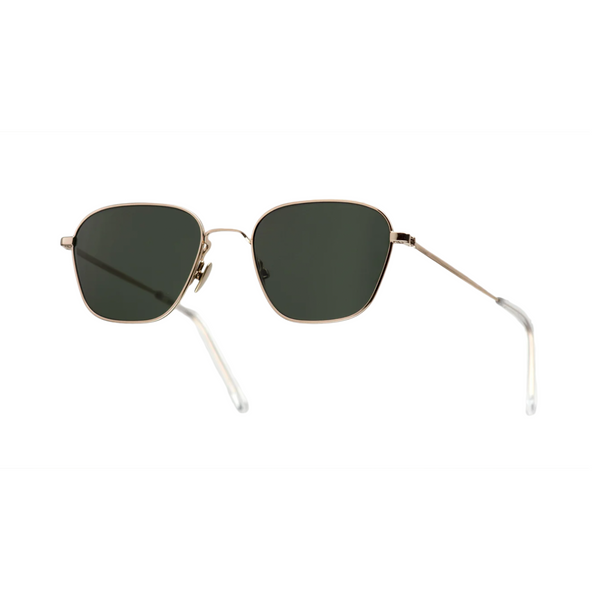 Monokel Eyewear Otis Gold w/Solid Green Lens – Laced