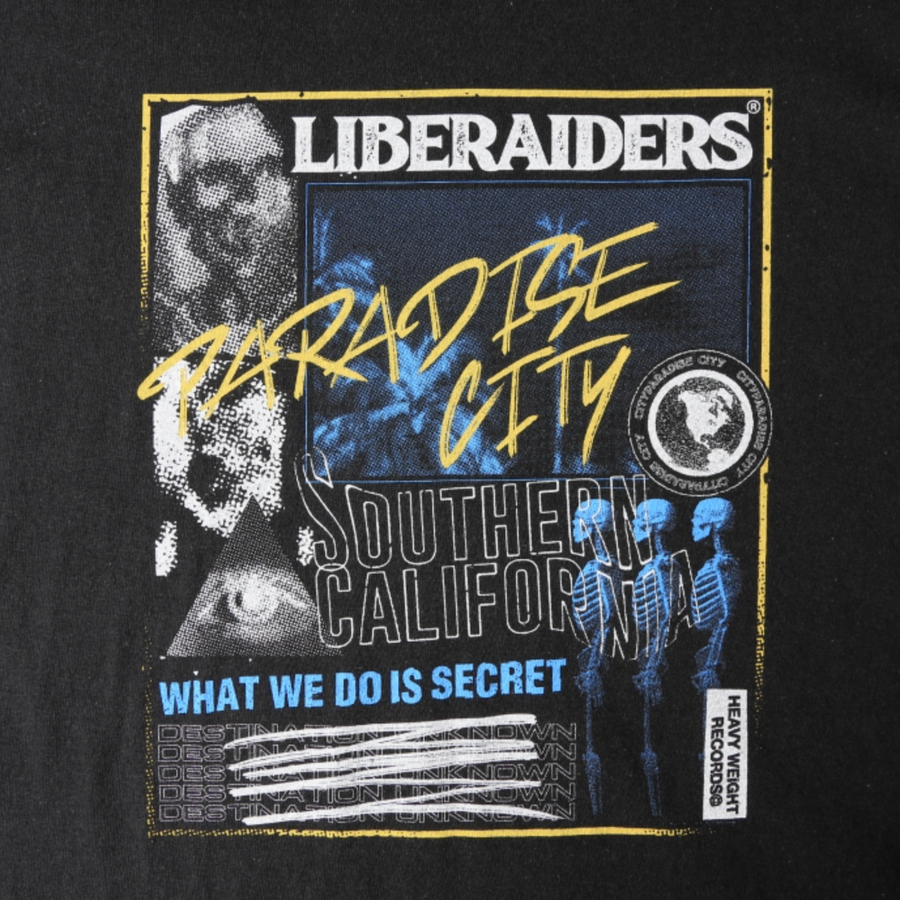 Liberaiders Paradise City L/S Tee Black