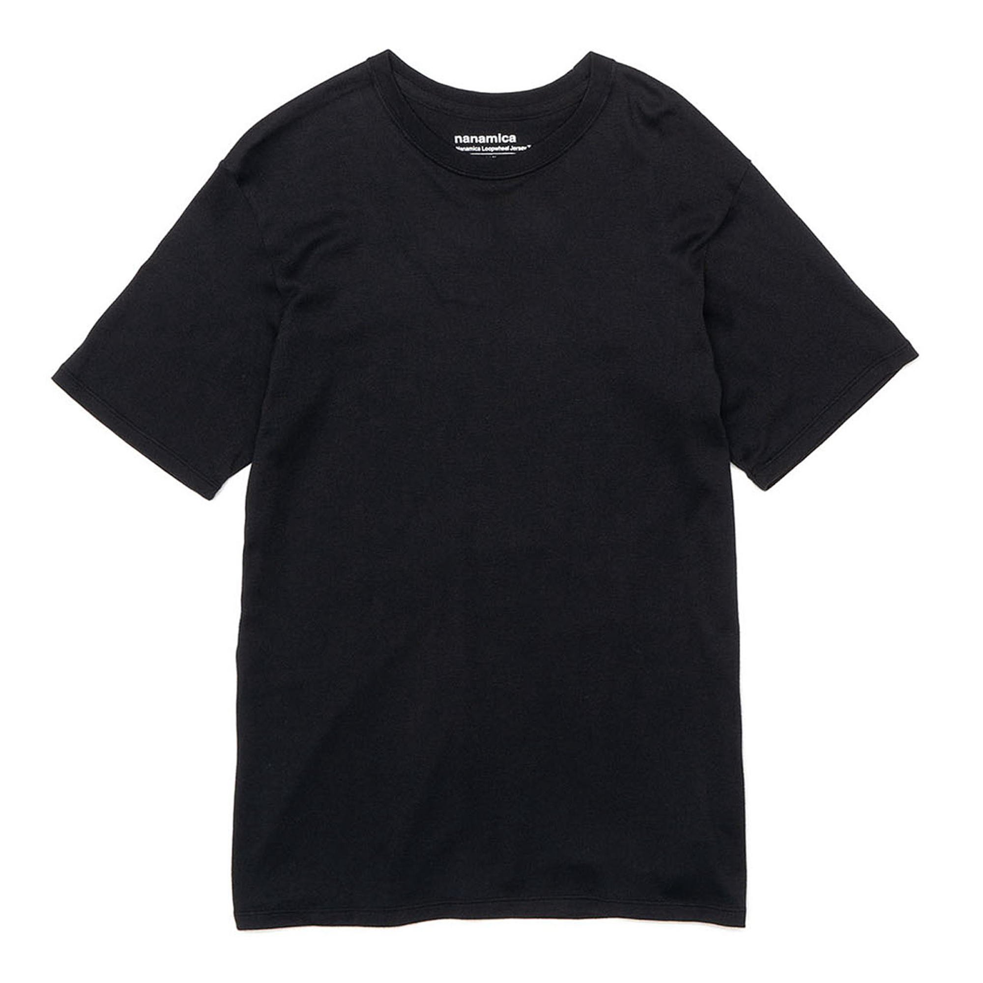 nanamica Loopwheel Coolmax Jersey T-Shirt Black