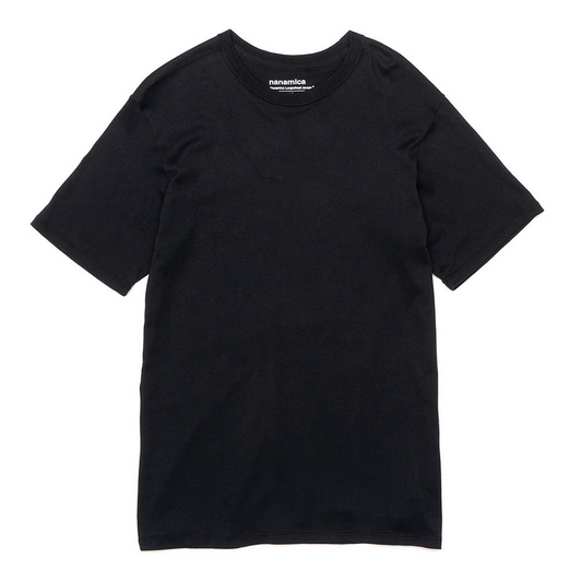 nanamica Loopwheel Coolmax Jersey T-Shirt Black