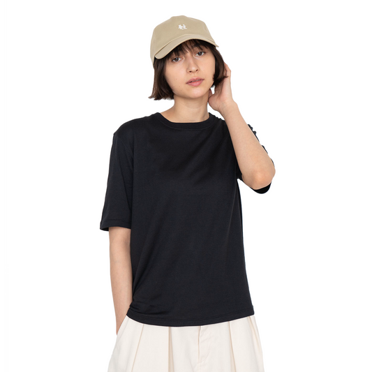 nanamica Loopwheel Coolmax Jersey T-Shirt Black