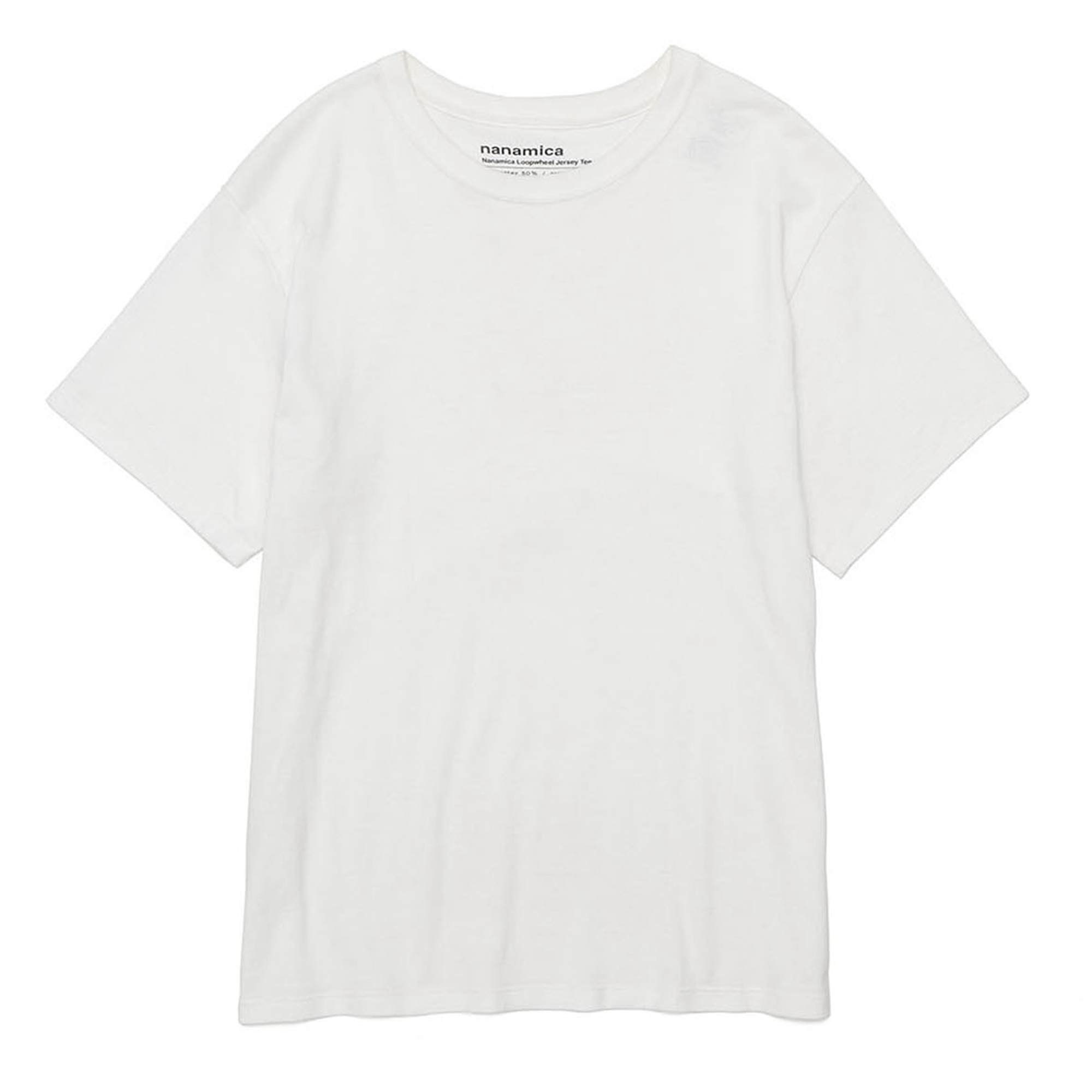 nanamica Loopwheel Coolmax Jersey T-Shirt White