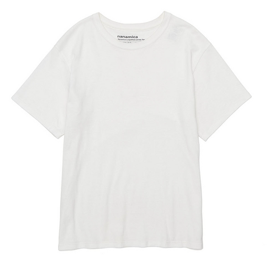 nanamica Loopwheel Coolmax Jersey T-Shirt White