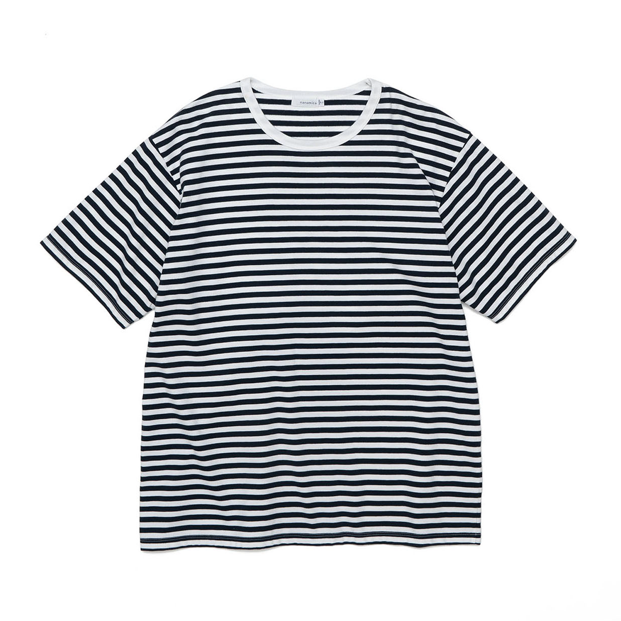 nanamica Coolmax St. Jersey Tee Navy/White