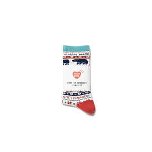 Human Made Nordic Patterned Socks Red HM24GD008