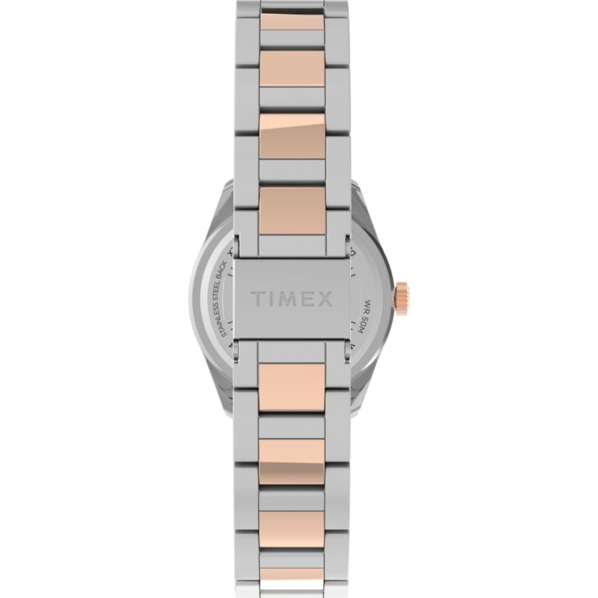 Timex Highview 3-Hand Stainless Steel Watch Rose Gold/Silver