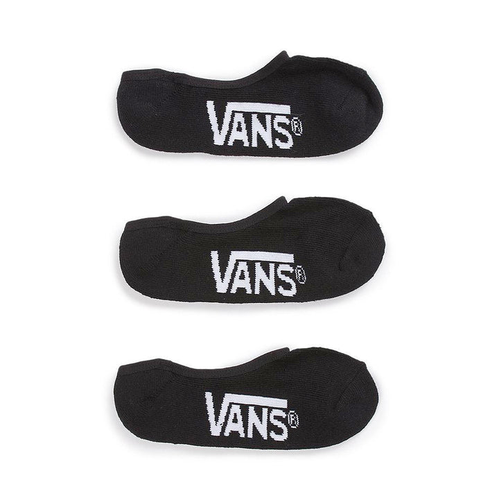 Vans Classic Super No Show Socks 3 Pack Black