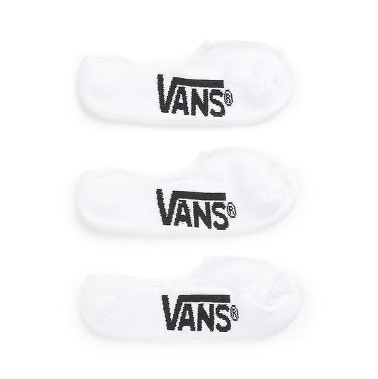 Vans Classic Super No Show Socks 3 Pack White