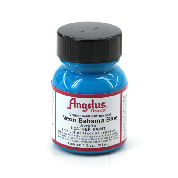 Angelus Paint 1 Ounce Neon Bahama Blue Laced