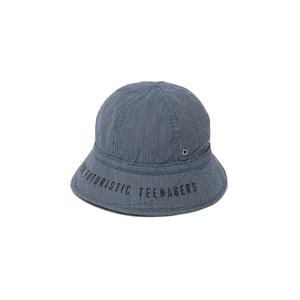 Human Made Round Striped Denim Bucket Hat HM24GD023