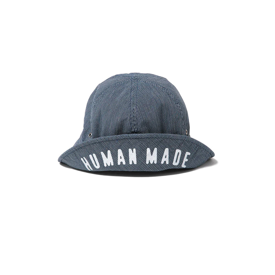Human Made Round Striped Denim Bucket Hat HM24GD023